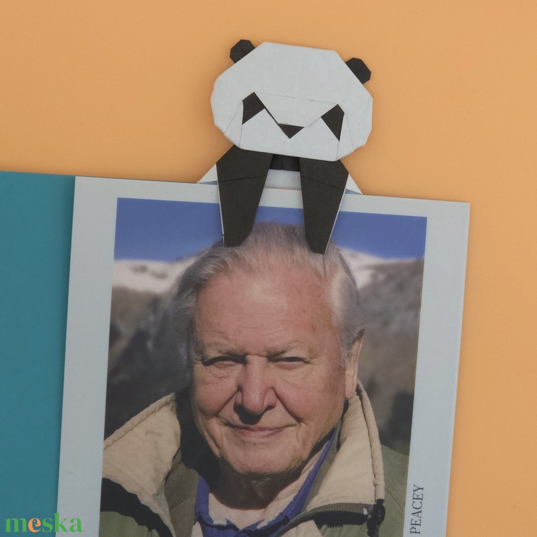Origami pandamaci könyvjelző - könyv & zene - könyvjelző - Meska.hu