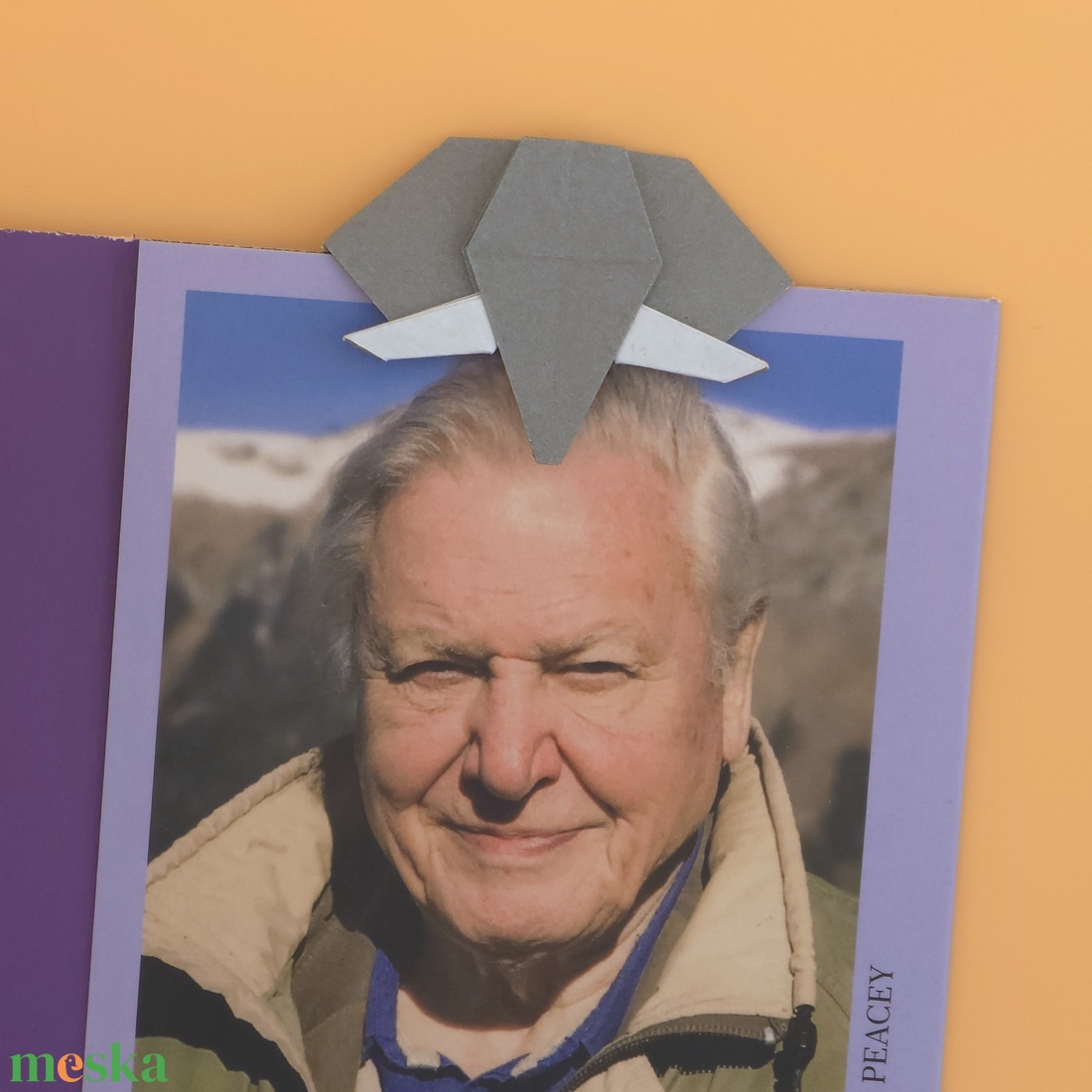 Origami elefánt könyvjelző - könyv & zene - könyvjelző - Meska.hu