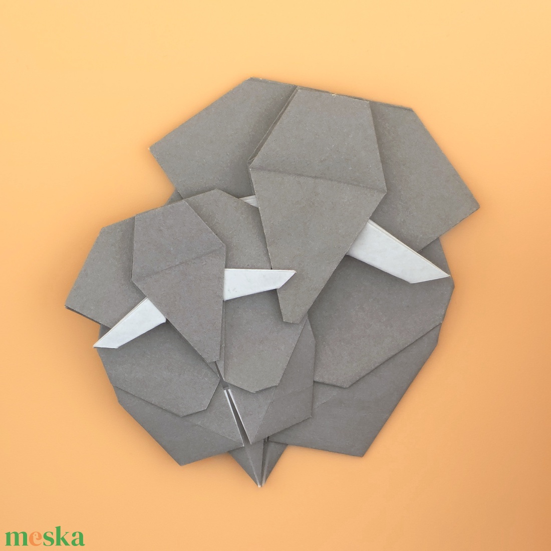 Origami elefánt könyvjelző - könyv & zene - könyvjelző - Meska.hu