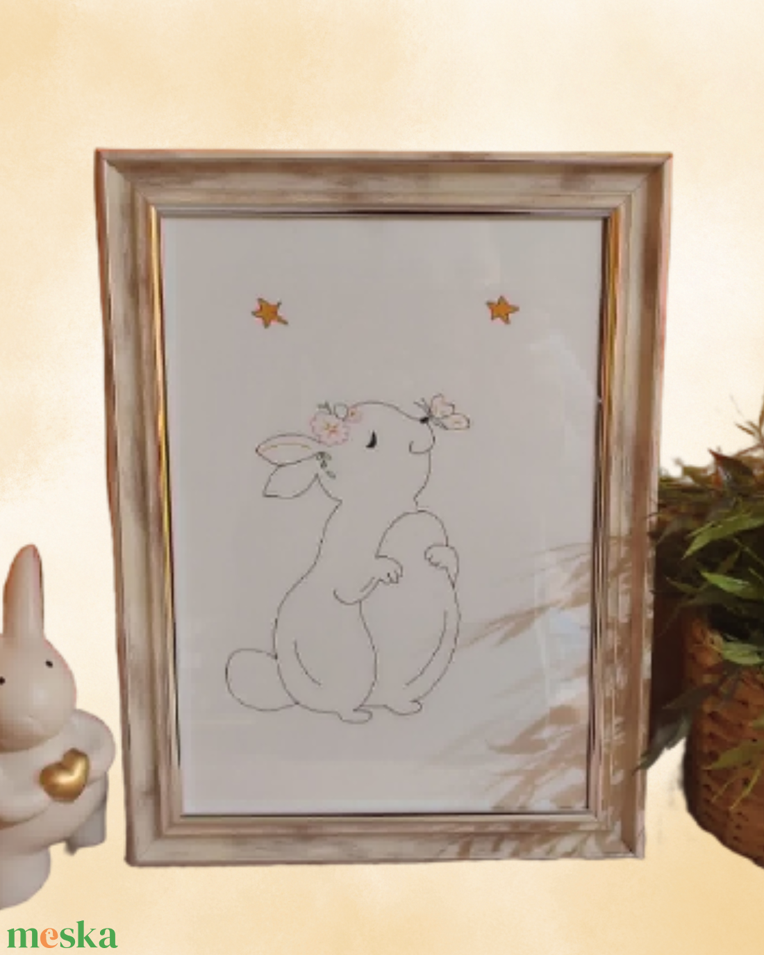 Minimalista erdei állatok faliképek - baba - mama - babaszoba dekoráció - babaszoba kép - Meska.hu