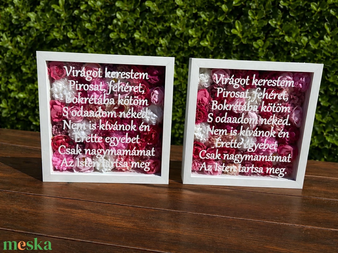 Egyedi feliratos kép - esküvő - emlék & ajándék - szülőköszöntő ajándék - Meska.hu