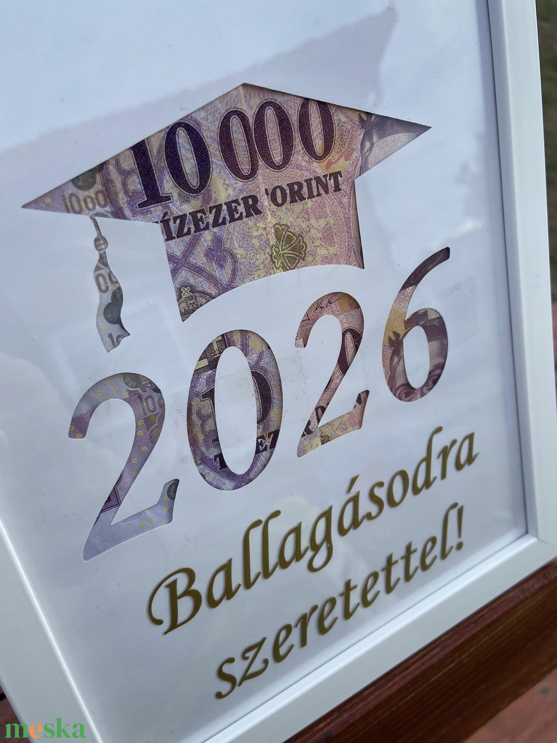 Ballagási pénzátadó - otthon & életmód - papír, írószer - ajándékozás kellékei - pénzátadó képkeret - Meska.hu