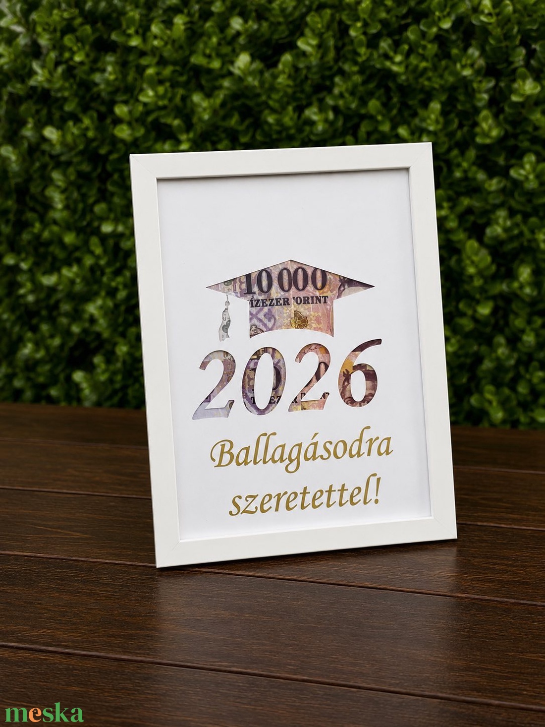 Ballagási pénzátadó - otthon & életmód - papír, írószer - ajándékozás kellékei - pénzátadó képkeret - Meska.hu