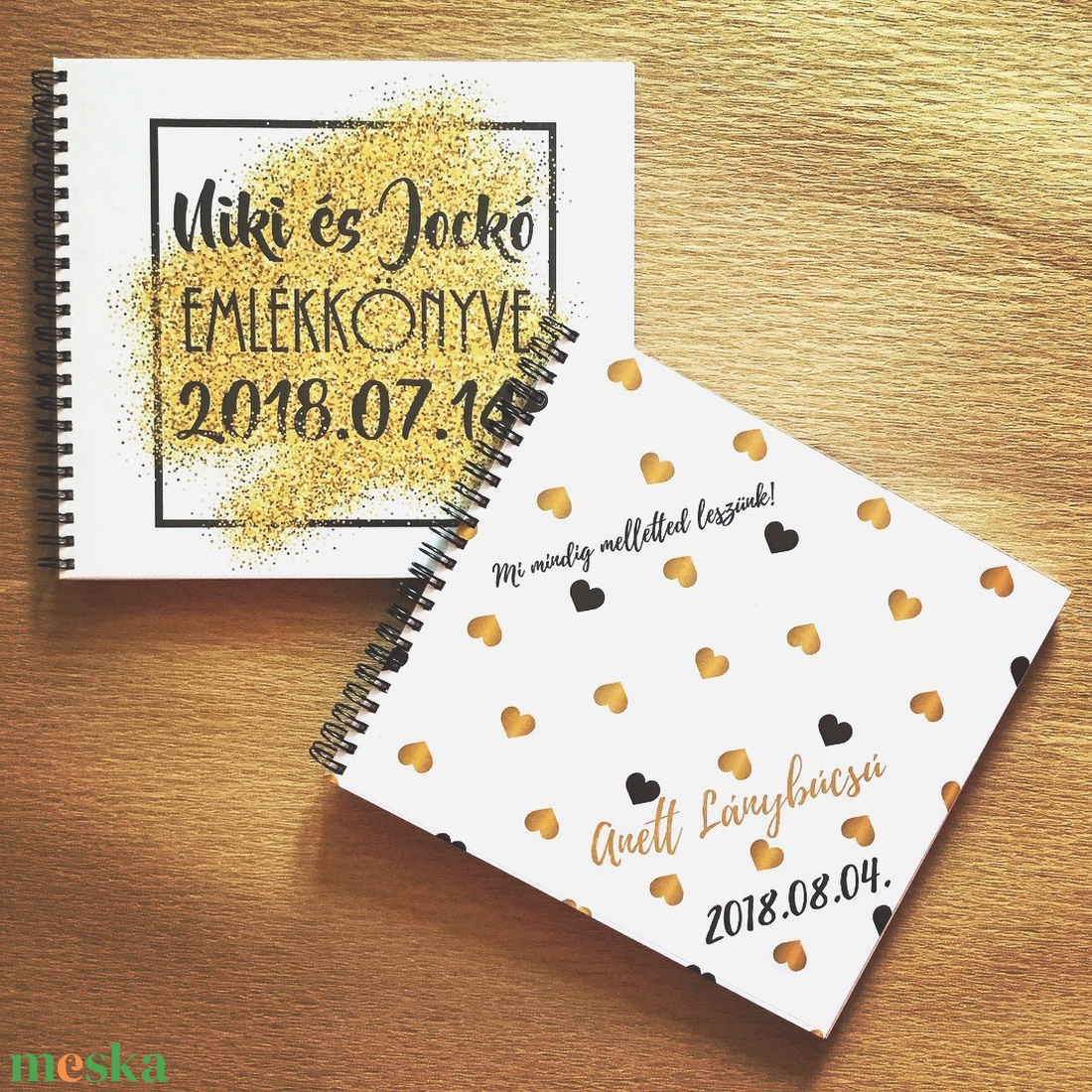 Névre szóló Lánybúcsú ajándék emlékkönyv - Prémium egyedi album - emlék a menyasszonynak - füzet / napló - 21x19cm - esküvő - lánybúcsú - Meska.hu