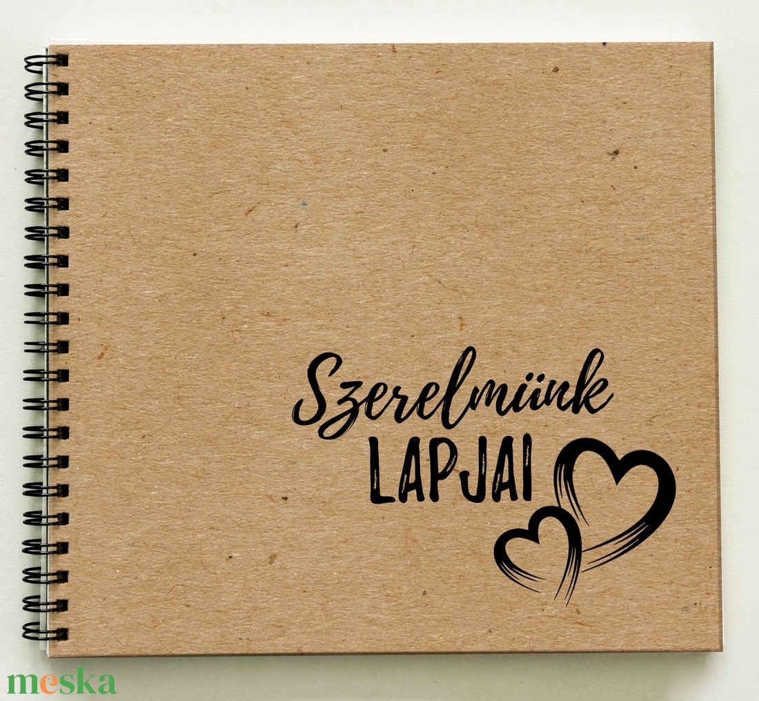 Ajándék a párodnak - Szerelmünk lapjai Prémium egyedi album - emlékkönyv - füzet / napló - 21x19cm / natúr-fekete - otthon & életmód - papír, írószer - album & fotóalbum - Meska.hu Ajándék a párodnak - Szerelmünk lapjai Prémium egyedi album - emlékkönyv - füzet / napló - 21x19cm / natúr-fekete - otthon & életmód - papír, írószer - album & fotóalbum - Meska.hu