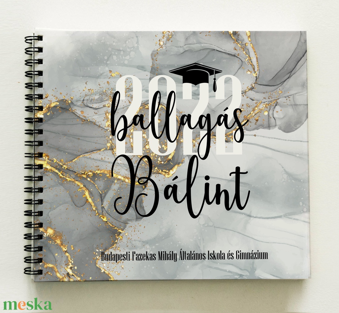 Ballagási AJÁNDÉK - Névreszóló Emlékkönyv - szürke márvány mintás album - ajándék ötlet - 21x19cm középiskolásoknak - otthon & életmód - papír, írószer - album & fotóalbum - Meska.hu Ballagási AJÁNDÉK - Névreszóló Emlékkönyv - szürke márvány mintás album - ajándék ötlet - 21x19cm középiskolásoknak - otthon & életmód - papír, írószer - album & fotóalbum - Meska.hu