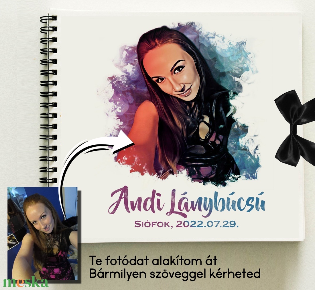 Fényképes névre szóló lánybúcsú ajándék emlékkönyv / album - 21x19cm - Ha igazán különleges ajándékot keresel... - esküvő - lánybúcsú - Meska.hu Fényképes névre szóló lánybúcsú ajándék emlékkönyv / album - 21x19cm - Ha igazán különleges ajándékot keresel... - esküvő - lánybúcsú - Meska.hu