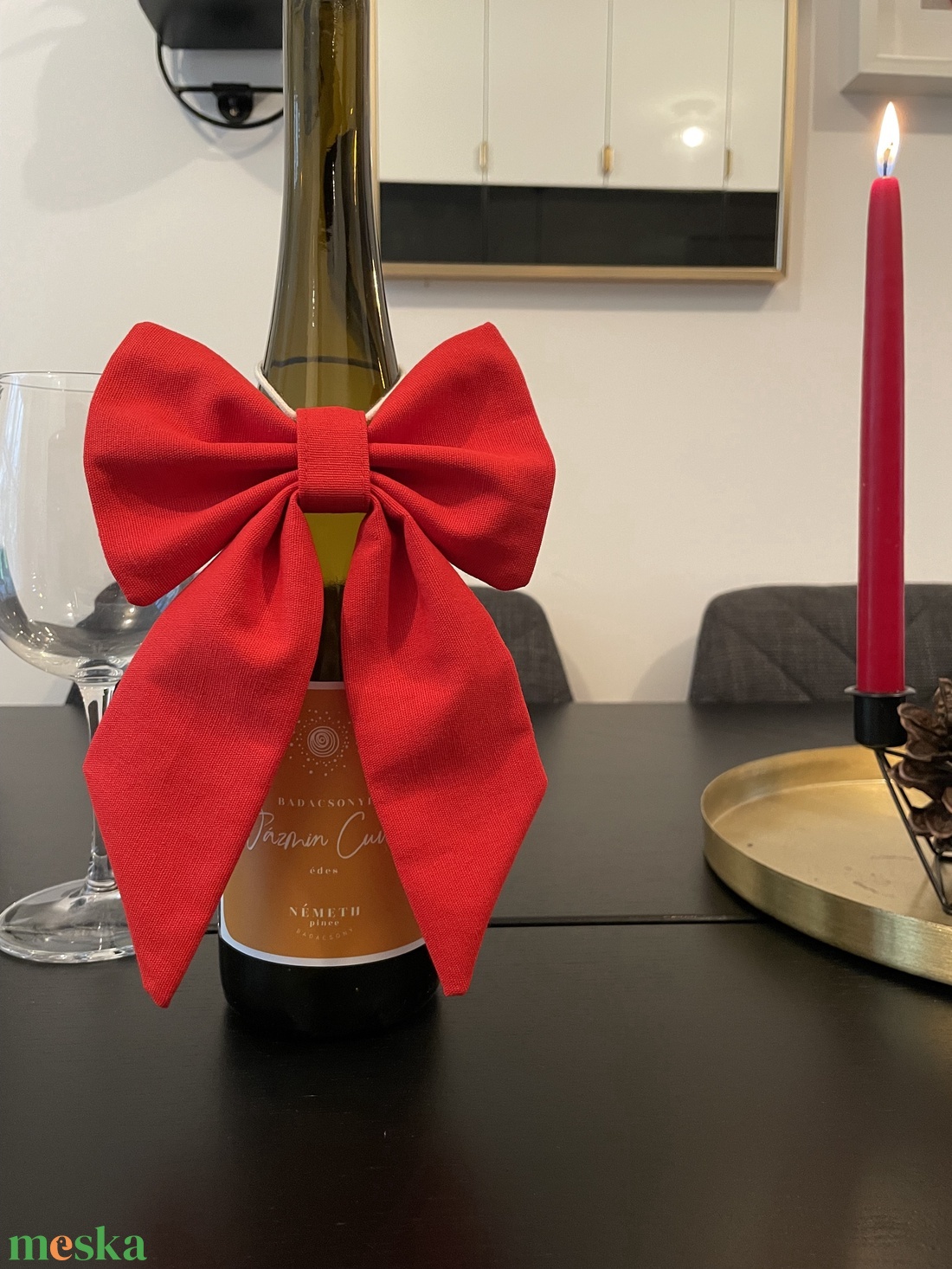 Ünnepi bormasni - karácsony - karácsonyi ajándékozás - karácsonyi ajándékcsomagolás - Meska.hu