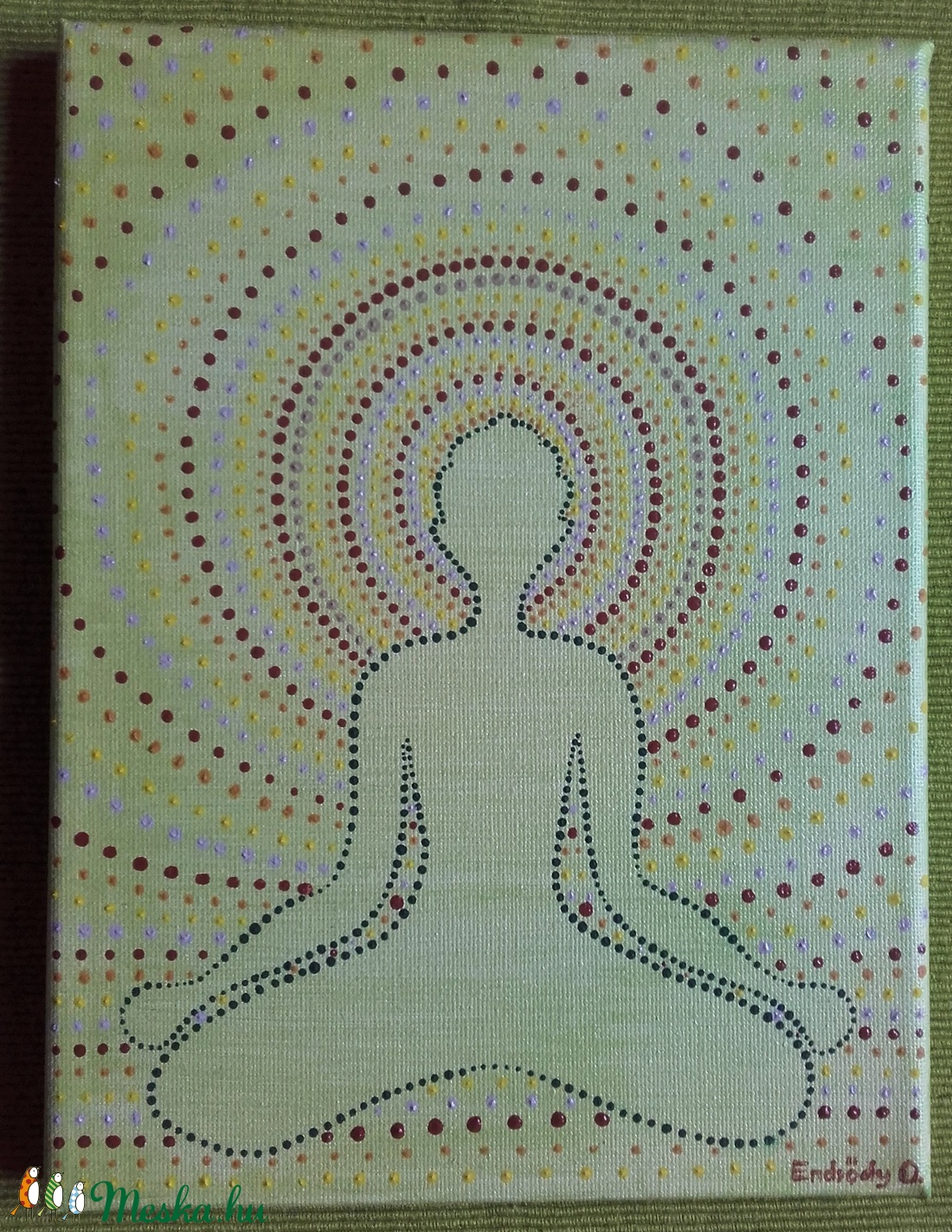 Meditáló ember -  - Meska.hu