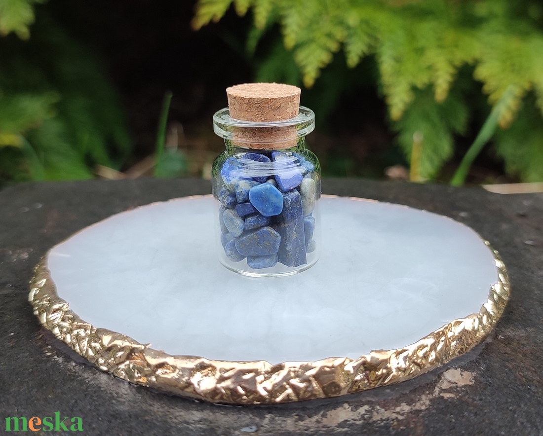 Lápisz lazuli kívánság üvegcse - otthon & életmód - dekoráció - spiritualitás - ásványok - Meska.hu Lápisz lazuli kívánság üvegcse - otthon & életmód - dekoráció - spiritualitás - ásványok - Meska.hu