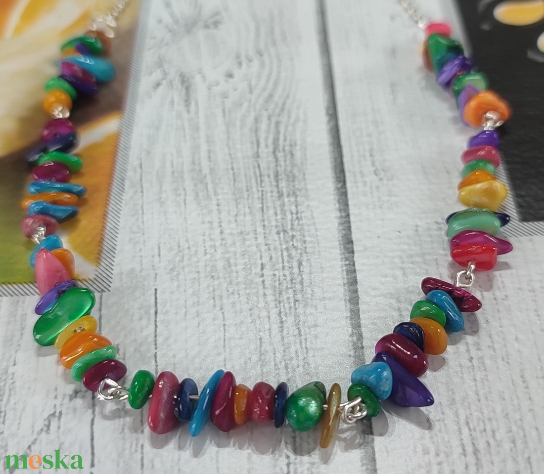 Colorful nyaklánc - ékszer - nyaklánc - gyöngyös nyaklánc - Meska.hu Colorful nyaklánc - ékszer - nyaklánc - gyöngyös nyaklánc - Meska.hu