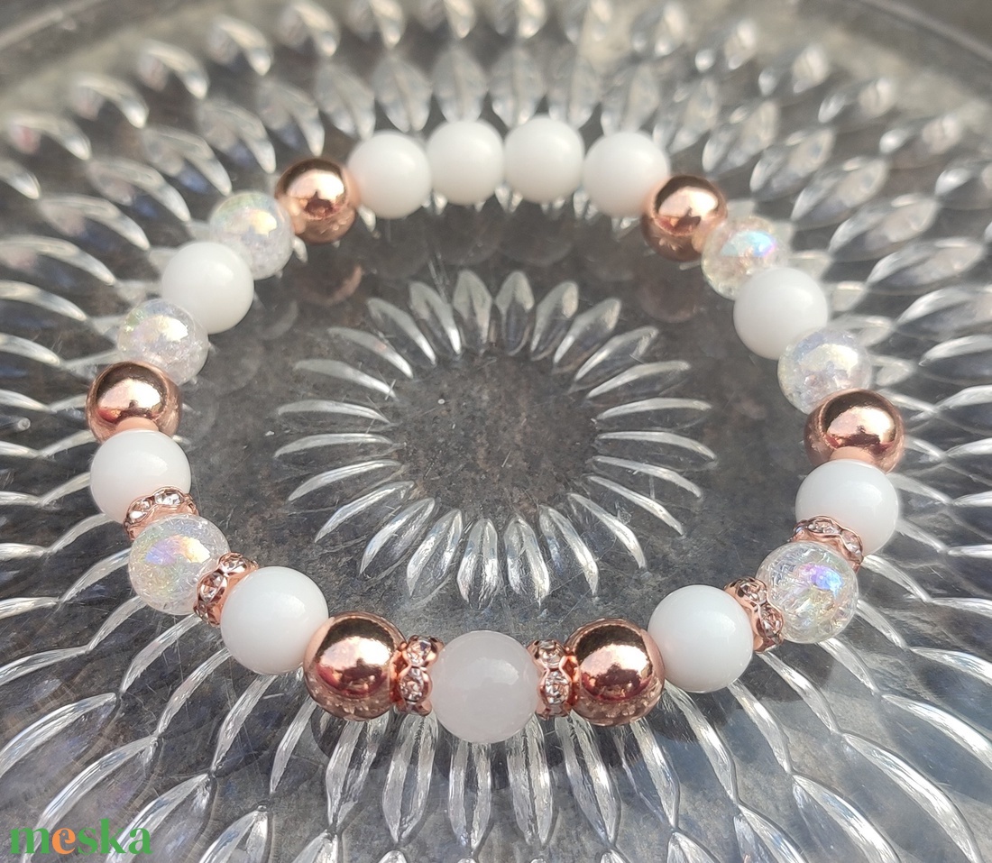 Rosegold női karkötő - ékszer - karkötő - ásványkarkötő - Meska.hu Rosegold női karkötő - ékszer - karkötő - ásványkarkötő - Meska.hu