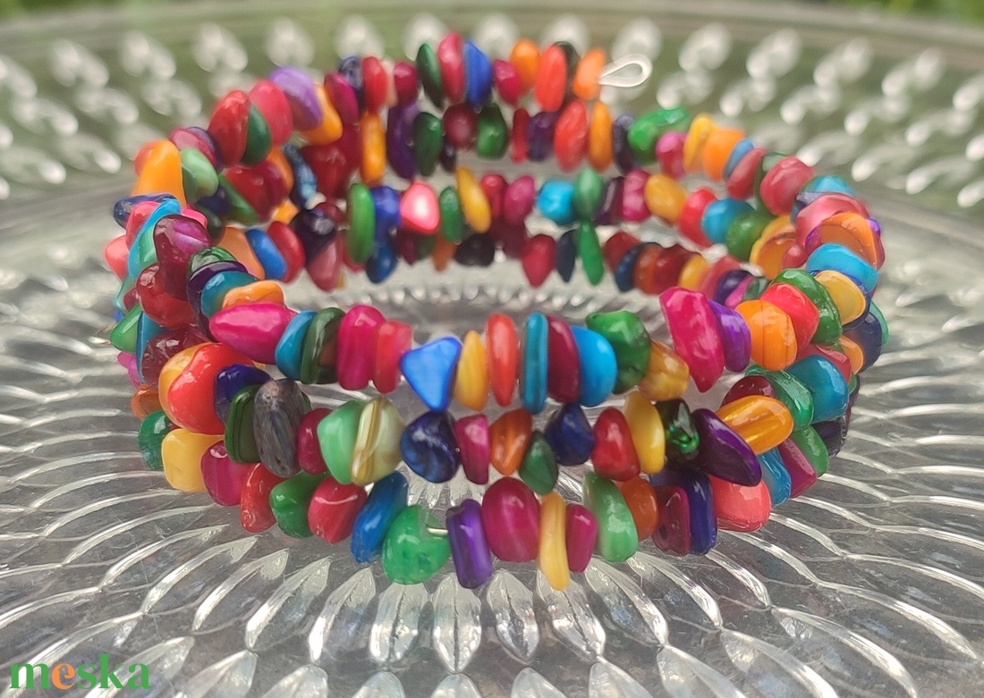 Colorful karkötő - ékszer - karkötő - memóriadrótos karkötő - Meska.hu Colorful karkötő - ékszer - karkötő - memóriadrótos karkötő - Meska.hu