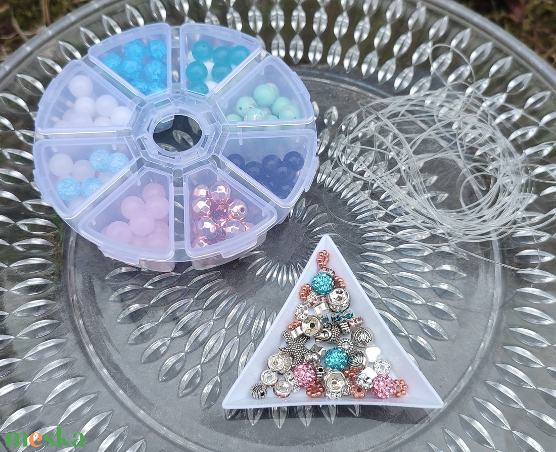 Ásvány karkötő kezdő készlet - diy (csináld magad) - egységcsomag - Meska.hu