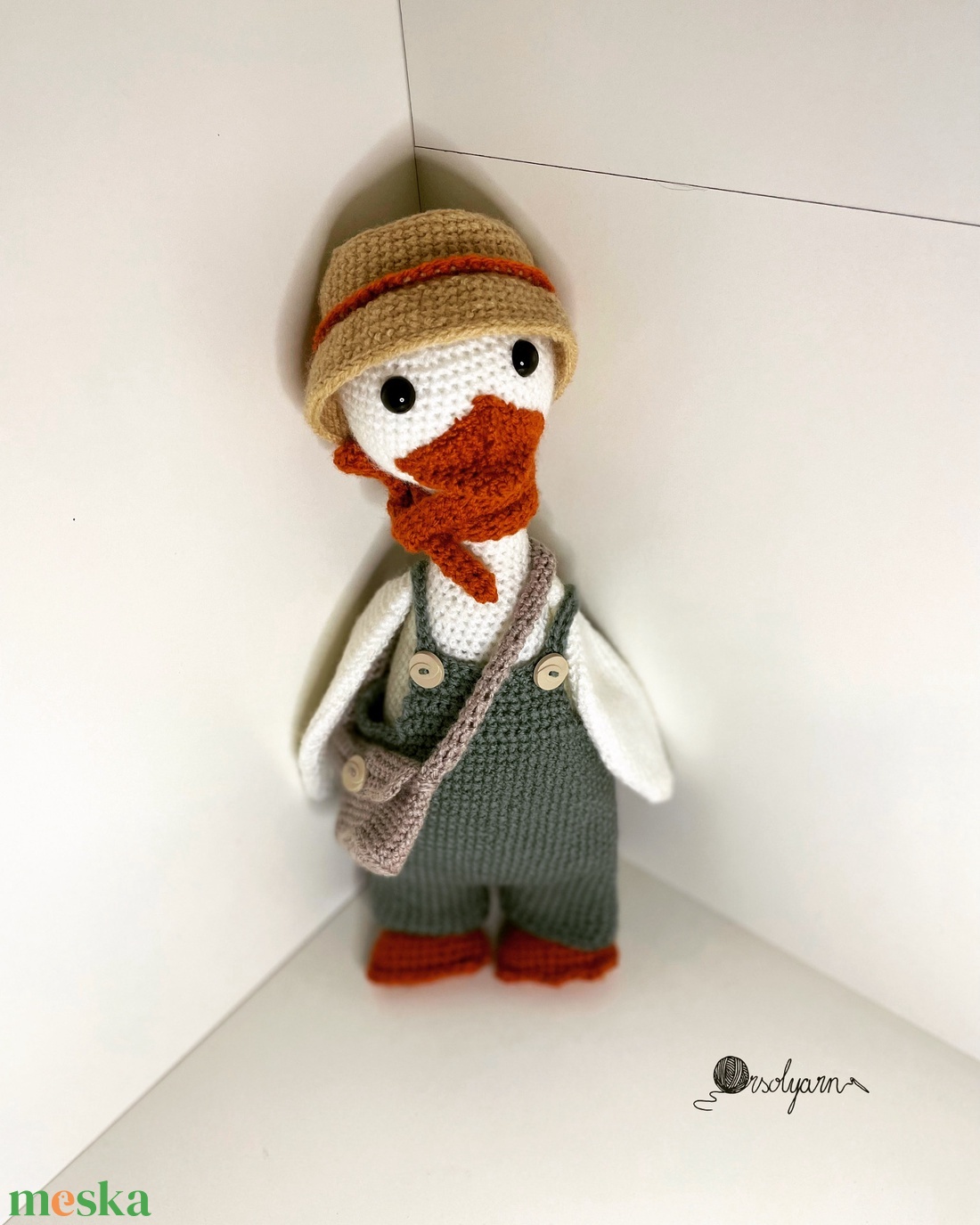 Horgolt liba, fiú, húsvét - játék & sport - baba & babaház - baba - Meska.hu