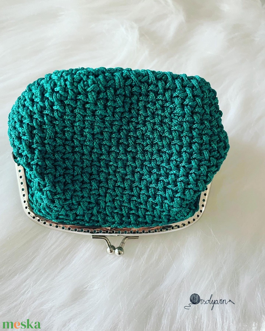 Horgolt pénztárca, neszeszer - táska & tok - neszesszer - Meska.hu