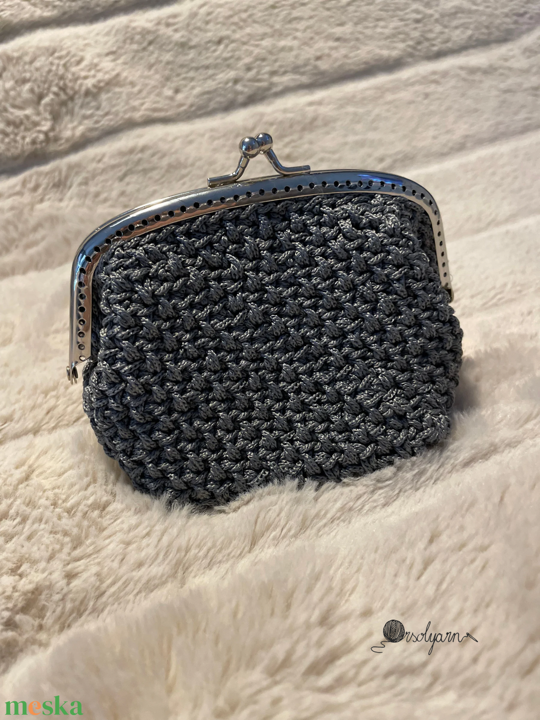 Horgolt pénztárca, neszeszer - táska & tok - neszesszer - Meska.hu