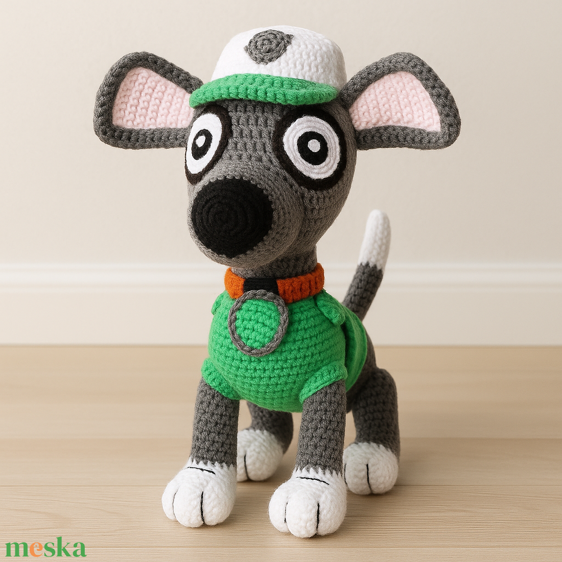 Rocky kutya Mancs Őrjárat - Paw Patrol horgolt figura (38 cm) - játék & sport - plüssállat & játékfigura - kutya - Meska.hu Rocky kutya Mancs Őrjárat - Paw Patrol horgolt figura (38 cm) - játék & sport - plüssállat & játékfigura - kutya - Meska.hu