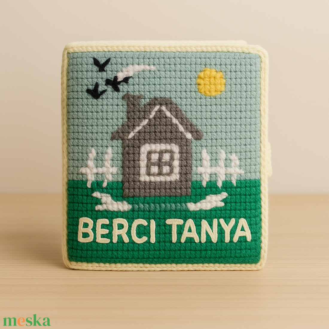 Horgolt interaktív matatókönyv gyerekeknek  A farmon - játék & sport - textilkönyv & babakönyv - Meska.hu