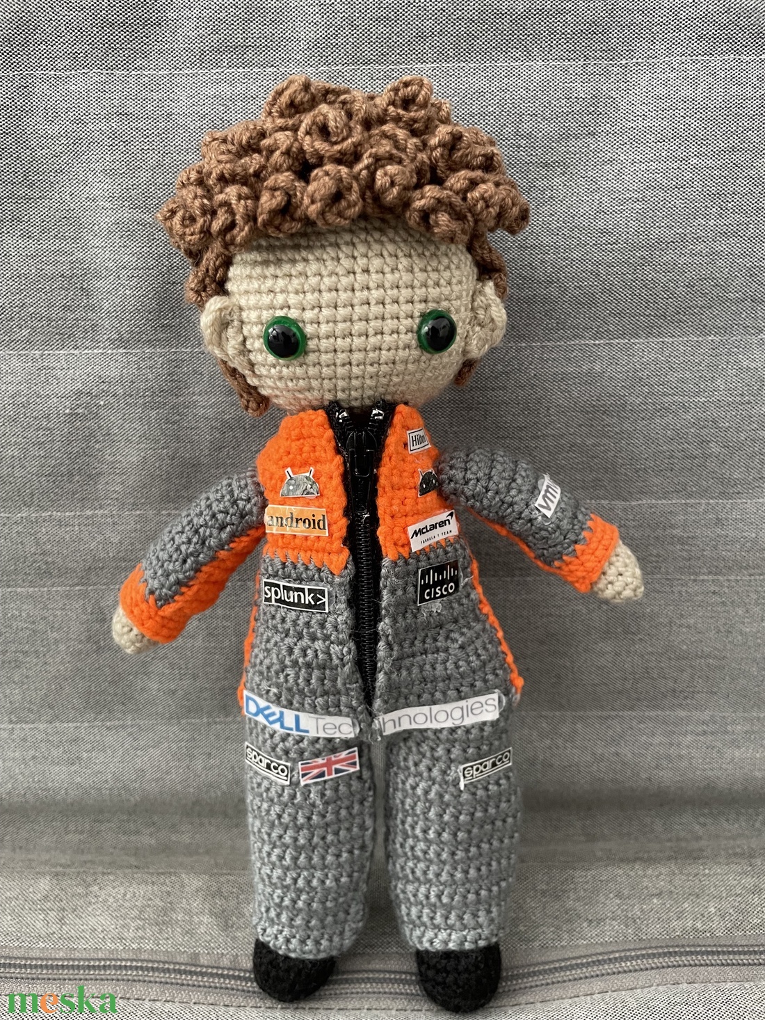 Lando Norris F1 pilóta - játék & sport - plüssállat & játékfigura - ember - Meska.hu