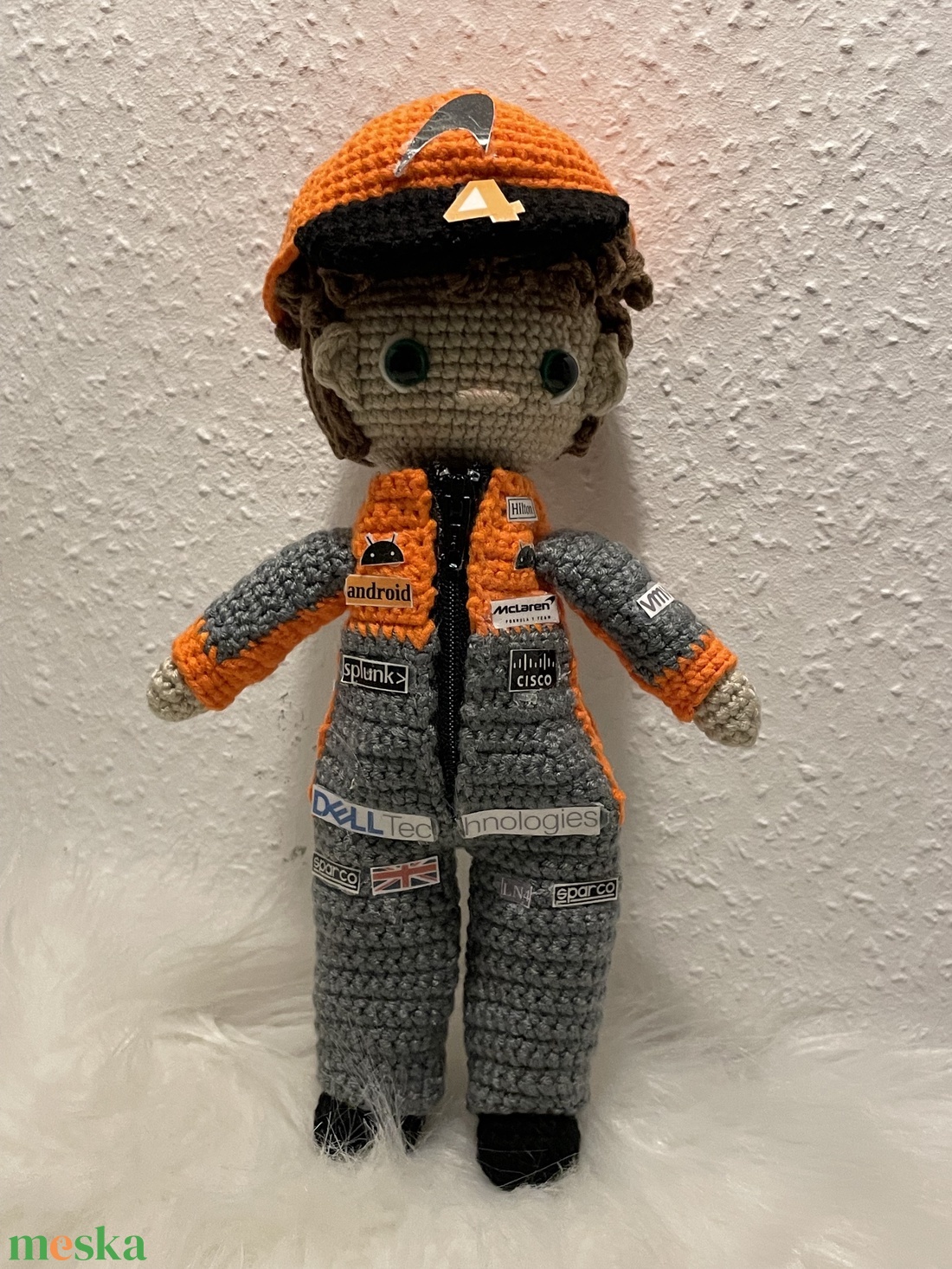 Lando Norris F1 pilóta - játék & sport - plüssállat & játékfigura - ember - Meska.hu