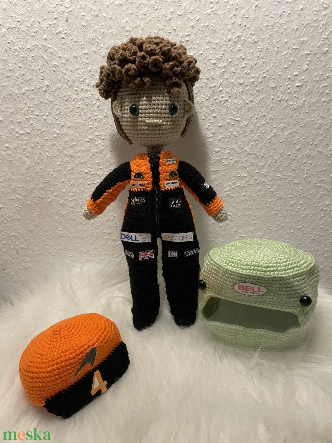 Lando Norris F1 pilóta - játék & sport - plüssállat & játékfigura - ember - Meska.hu