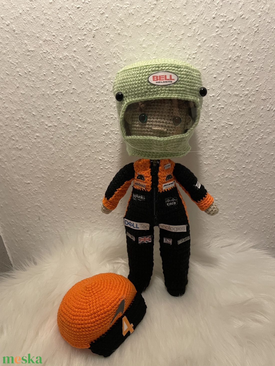 Lando Norris F1 pilóta - játék & sport - plüssállat & játékfigura - ember - Meska.hu