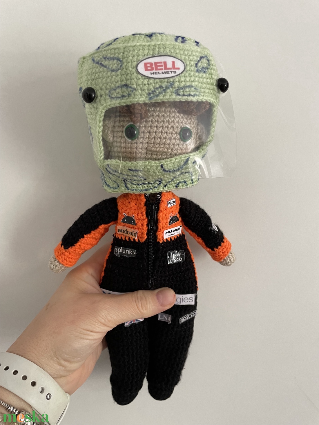 Lando Norris F1 pilóta - játék & sport - plüssállat & játékfigura - ember - Meska.hu