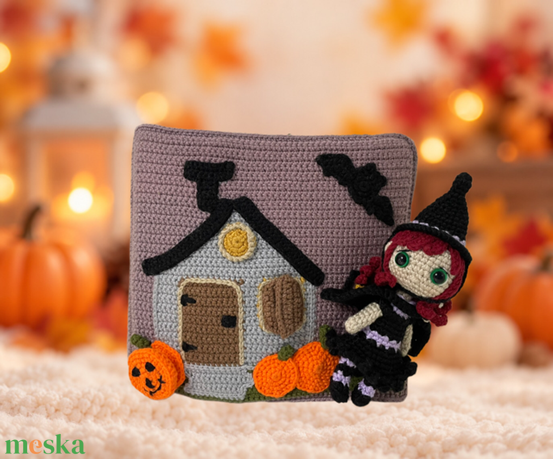 Halloween interaktív horgolt könyv � horgolásminta PDF - diy (csináld magad) - szabásminta, útmutató - horgolási minta - Meska.hu