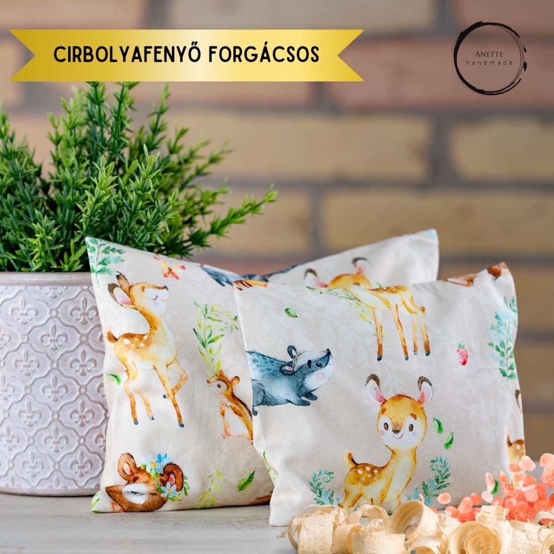 Erdei cukiságok himalája sópárna cirbolya fenyőforgáccsal és válogatott citromfűvel prémium  - szépségápolás - egészségmegőrzési kellékek - sópárna - Meska.hu