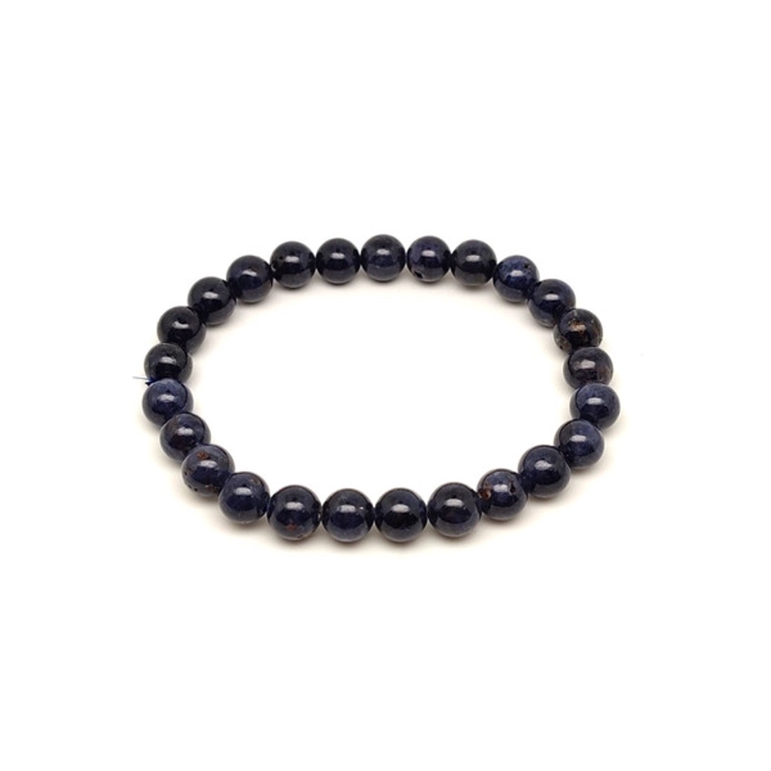 Zafír golyós ásvány karkötő 7�8mm - ékszer - karkötő - ásványkarkötő - Meska.hu