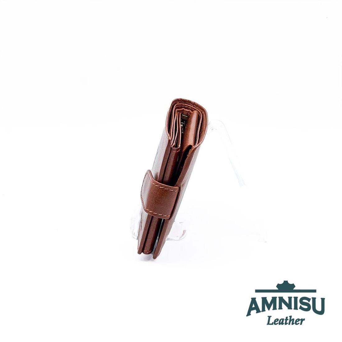 Barna Mandalóris patentos férfi bőr pénztárca BVS1021/T-man - táska & tok - pénztárca & más tok - pénztárca - férfi pénztárca - Meska.hu