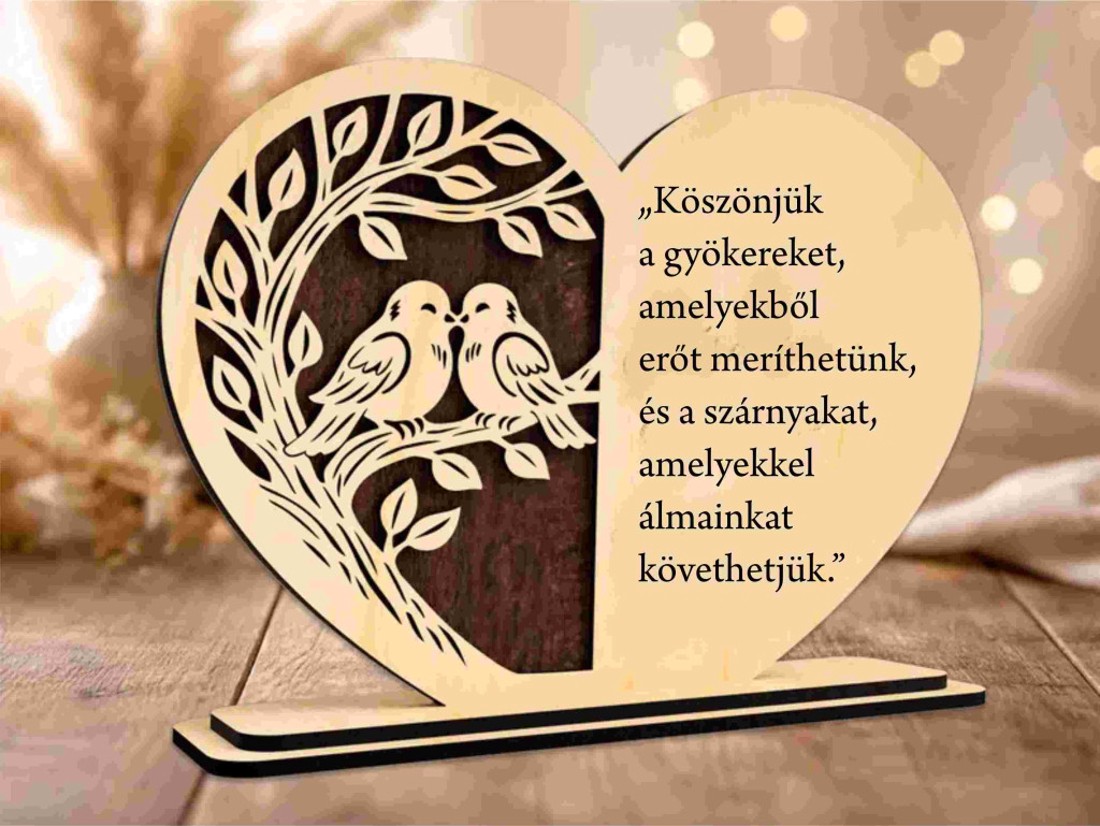Gravírozott Szülőköszöntő Fa Tábla � Személyre Szabott Esküvői Ajándék - esküvő - emlék & ajándék - szülőköszöntő ajándék - Meska.hu