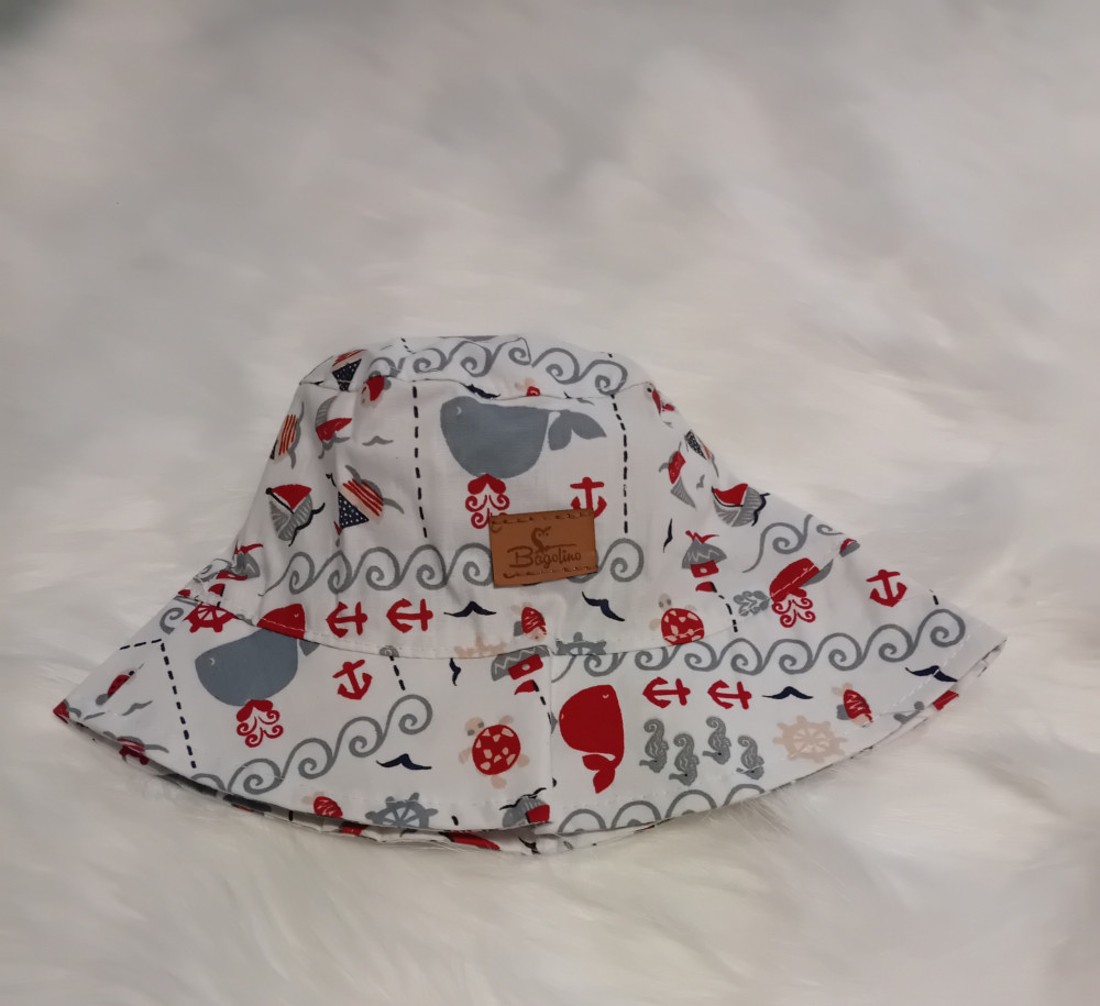 Napkalap hajó 1 - baba - mama - babaruházat - babasapka - Meska.hu