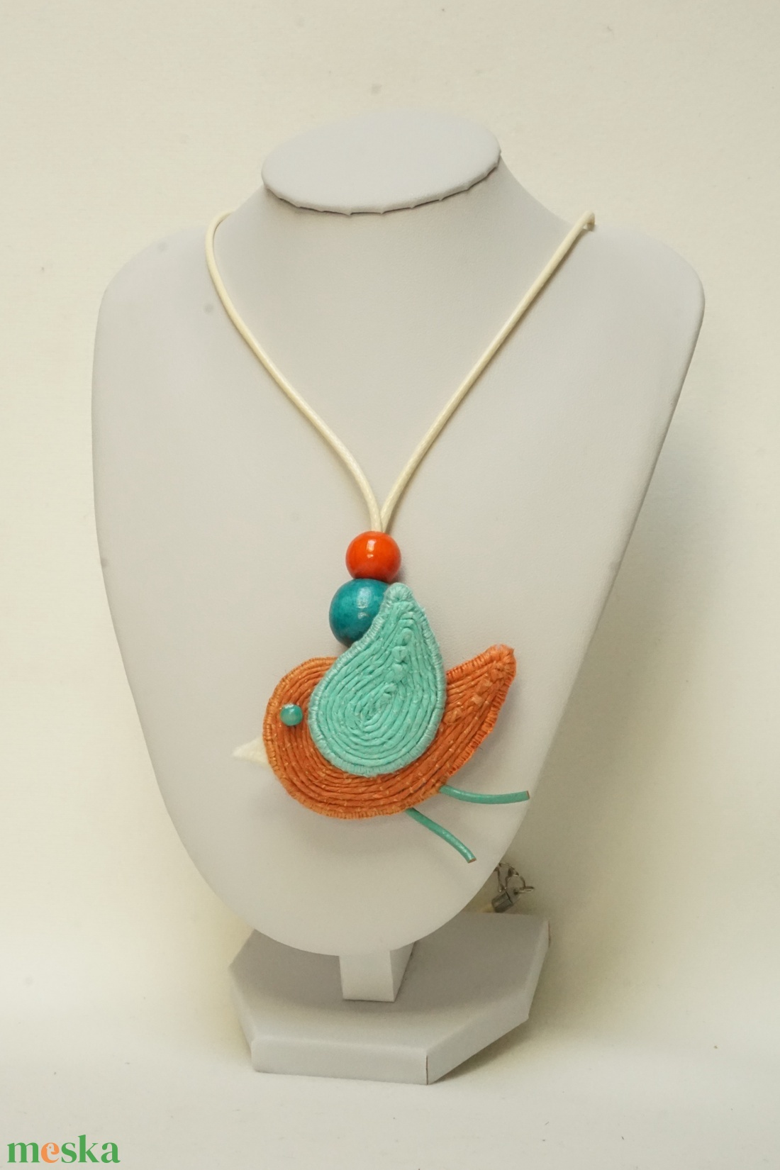 Nyaklánc a természetes anyagok kedvelőinek - ékszer - nyaklánc - medálos nyaklánc - Meska.hu