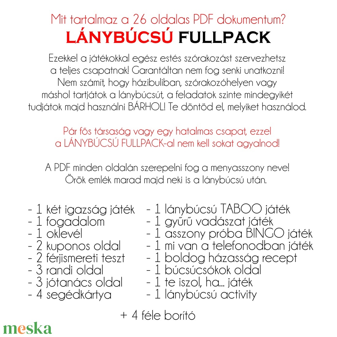 Lánybúcsú FULLPACK feladatgyűjtemény/ 26 oldalas nyomtatható PDF/ a menyasszony nevével, ajándék lánybúcsúra - pálmás - esküvő - lánybúcsú - Meska.hu Lánybúcsú FULLPACK feladatgyűjtemény/ 26 oldalas nyomtatható PDF/ a menyasszony nevével, ajándék lánybúcsúra - pálmás - esküvő - lánybúcsú - Meska.hu