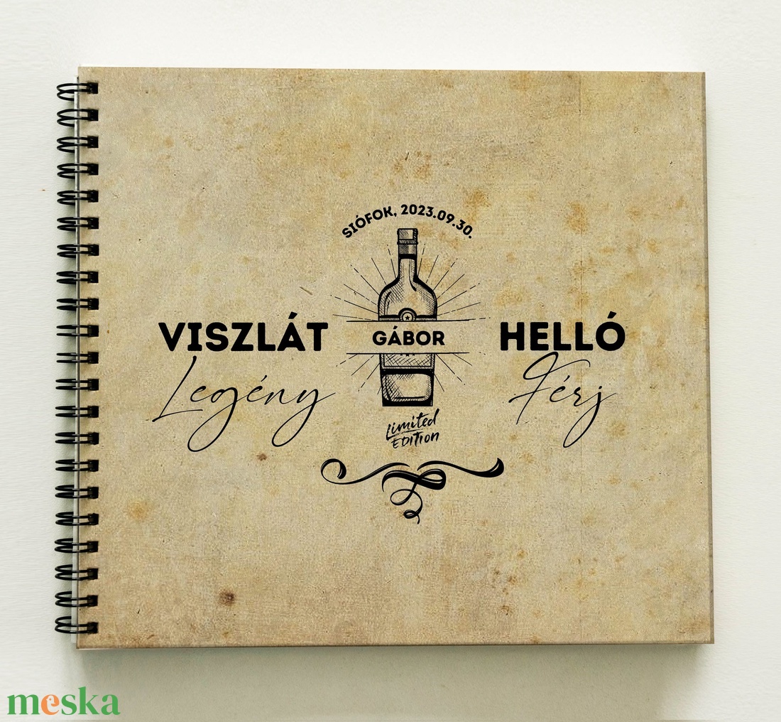Legénybúcsú ajándék emlékkönyv 0026 - Prémium egyedi album - emlék a vőlegénynek - füzet / napló - 21x19cm - esküvő - legénybúcsú - Meska.hu Legénybúcsú ajándék emlékkönyv 0026 - Prémium egyedi album - emlék a vőlegénynek - füzet / napló - 21x19cm - esküvő - legénybúcsú - Meska.hu