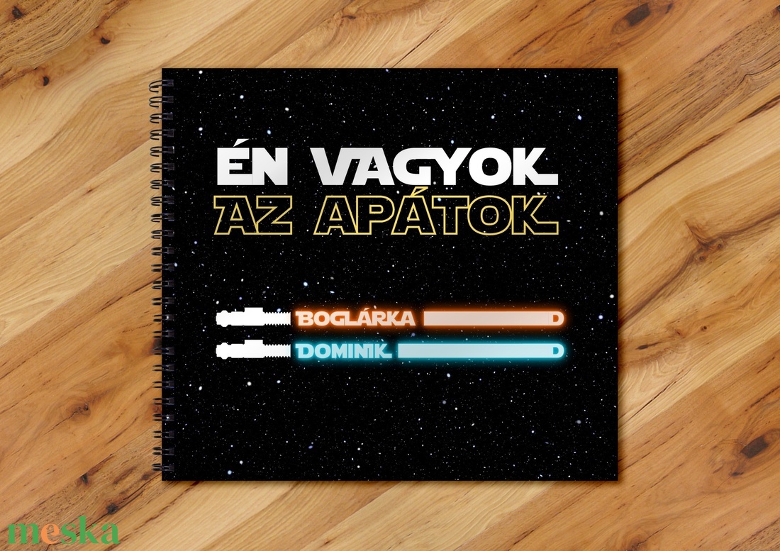 Én vagyok az apád / Én vagyok az apátok C - vicces ajándék emlékkönyv apák napjára - album / ajándék ötlet - 21x19cm - otthon & életmód - papír, írószer - album & fotóalbum - Meska.hu