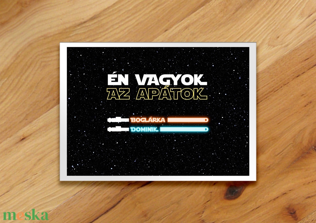 Én vagyok az apád / Én vagyok az apátok C - vicces ajándék falikép A4 - 2mm karton kép - otthon & életmód - papír, írószer - album & fotóalbum - Meska.hu Én vagyok az apád / Én vagyok az apátok C - vicces ajándék falikép A4 - 2mm karton kép - otthon & életmód - papír, írószer - album & fotóalbum - Meska.hu