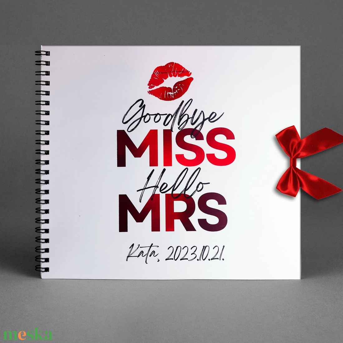 Modern Lánybúcsú ajándék emlékkönyv - egyedi ajándék a menyasszonynak - Goodbye MISS Hello MRS - esküvő - lánybúcsú - Meska.hu Modern Lánybúcsú ajándék emlékkönyv - egyedi ajándék a menyasszonynak - Goodbye MISS Hello MRS - esküvő - lánybúcsú - Meska.hu