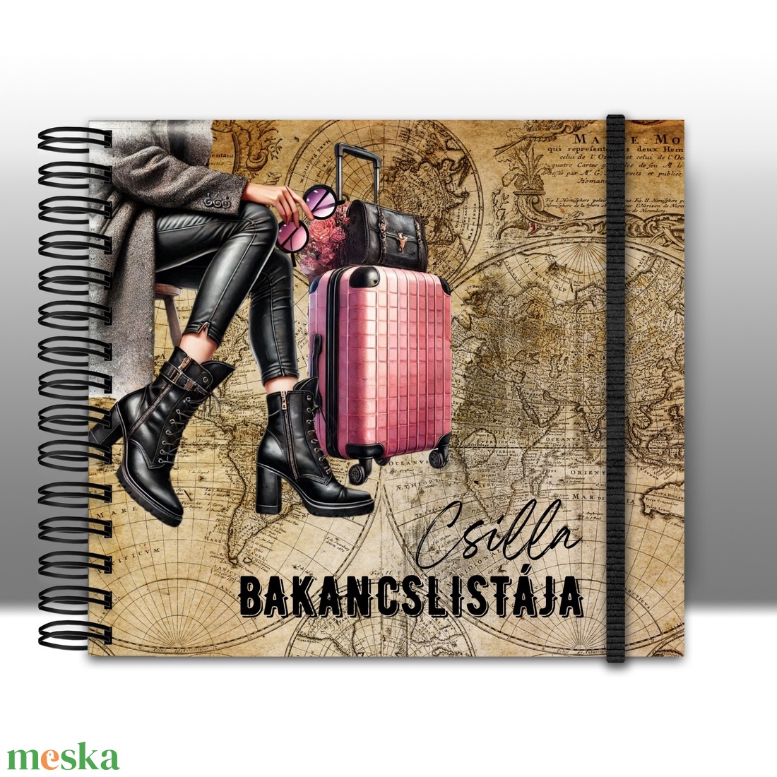 Bakancslista Napló Lányoknak, Nőknek - karácsonyi ajándék ötlet / ballagásra / diplomaosztóra / szülinapra / cél tervező - otthon & életmód - papír, írószer - jegyzetfüzet & napló - Meska.hu Bakancslista Napló Lányoknak, Nőknek - karácsonyi ajándék ötlet / ballagásra / diplomaosztóra / szülinapra / cél tervező - otthon & életmód - papír, írószer - jegyzetfüzet & napló - Meska.hu