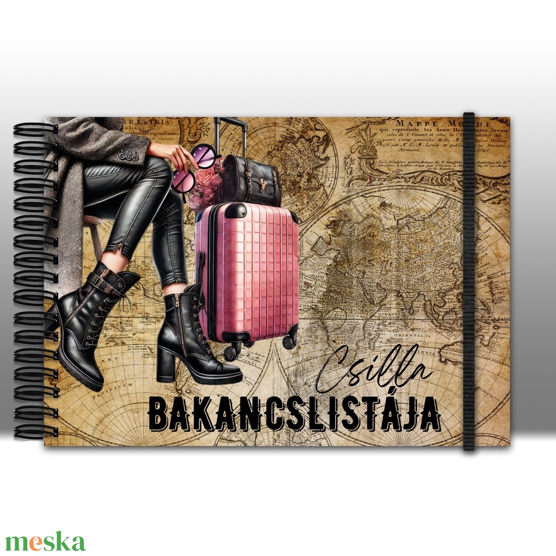 Bakancslista Napló Lányoknak, Nőknek - karácsonyi ajándék ötlet / ballagásra / diplomaosztóra / szülinapra / cél tervező - otthon & életmód - papír, írószer - jegyzetfüzet & napló - Meska.hu Bakancslista Napló Lányoknak, Nőknek - karácsonyi ajándék ötlet / ballagásra / diplomaosztóra / szülinapra / cél tervező - otthon & életmód - papír, írószer - jegyzetfüzet & napló - Meska.hu