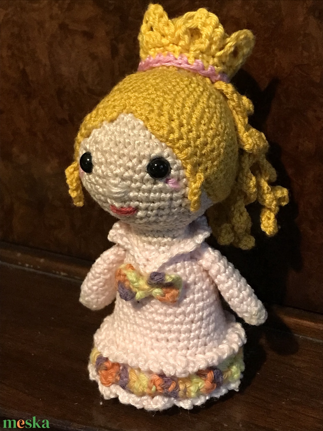 Amarilla hercegnő- Amigurumi horgolt baba - játék & sport - baba & babaház - baba - Meska.hu Amarilla hercegnő- Amigurumi horgolt baba - játék & sport - baba & babaház - baba - Meska.hu