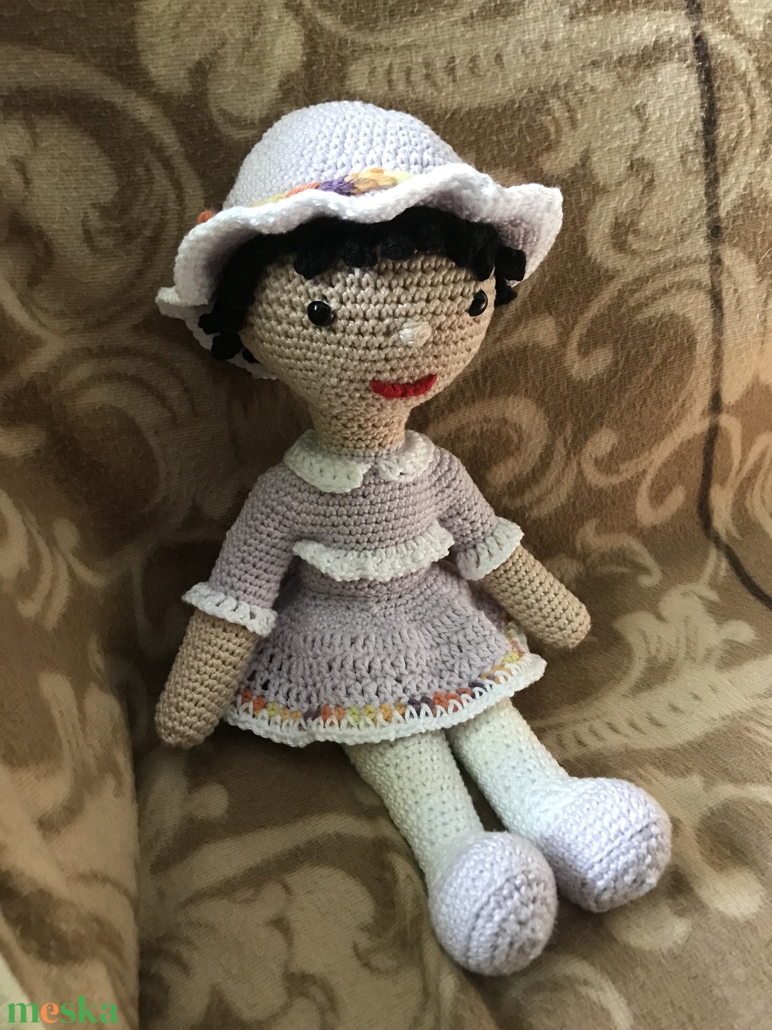 Kalapos Kitti- Amigurumi horgolt baba - játék & sport - baba & babaház - baba - Meska.hu Kalapos Kitti- Amigurumi horgolt baba - játék & sport - baba & babaház - baba - Meska.hu