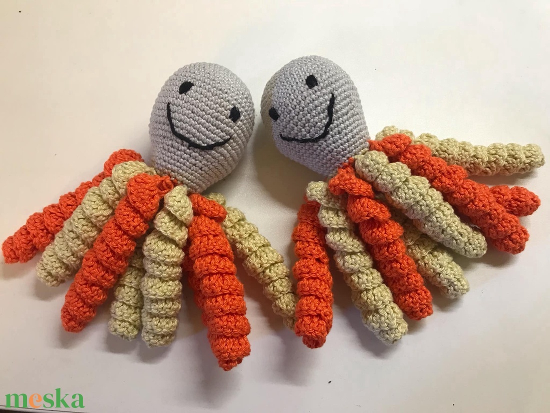 Korip- Amigurumi horgolt polip Tímea részére - játék & sport - baba & babaház - baba - Meska.hu Korip- Amigurumi horgolt polip Tímea részére - játék & sport - baba & babaház - baba - Meska.hu