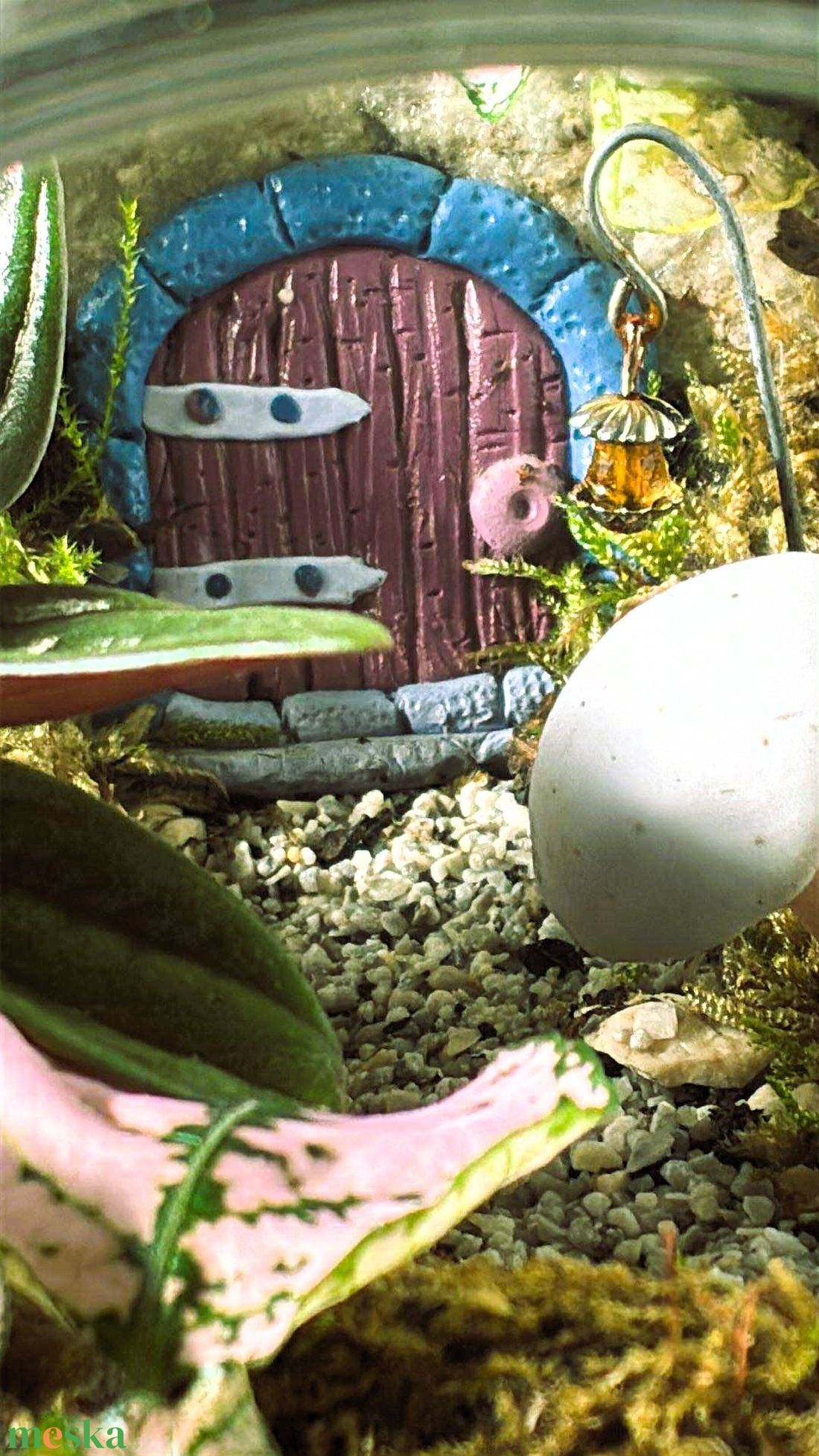 Manólak a palackban - 5 L-es önfenntartó florárium - otthon & életmód - dekoráció - asztal és polc dekoráció - florárium, terrárium - Meska.hu