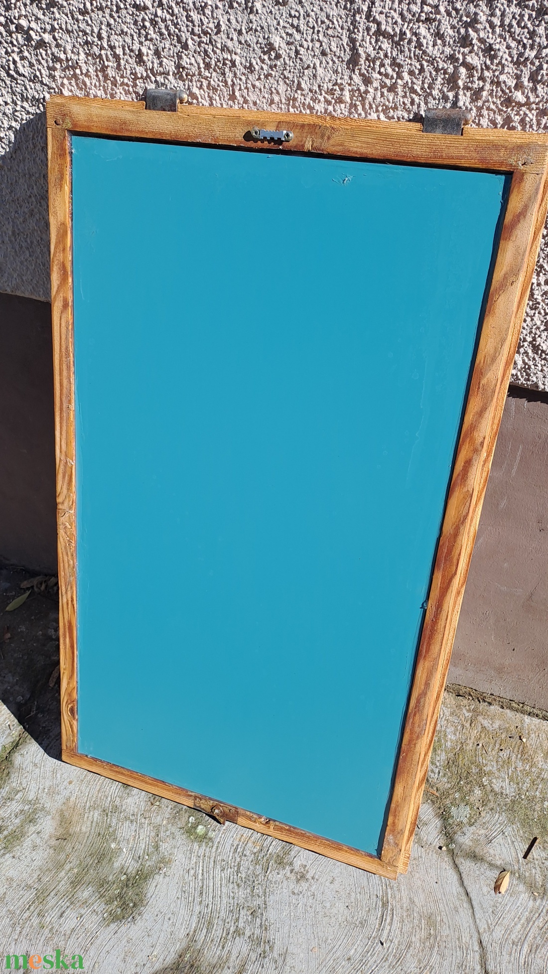 Fali tükör régi ablakkeretből 90x52 cm - otthon & életmód - dekoráció - tükör - Meska.hu