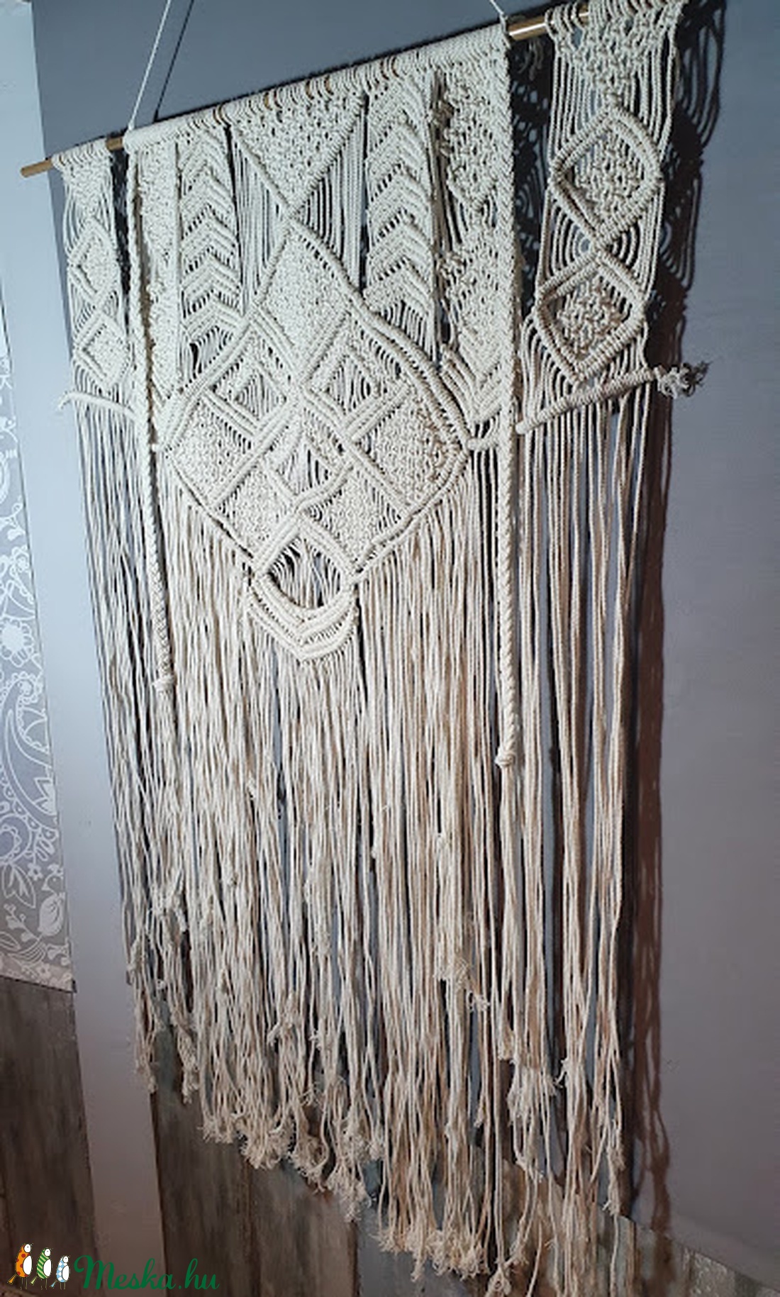 INKA Makramé dekoráció - otthon & életmód - dekoráció - fali és függő dekoráció - falra akasztható dekor - Meska.hu