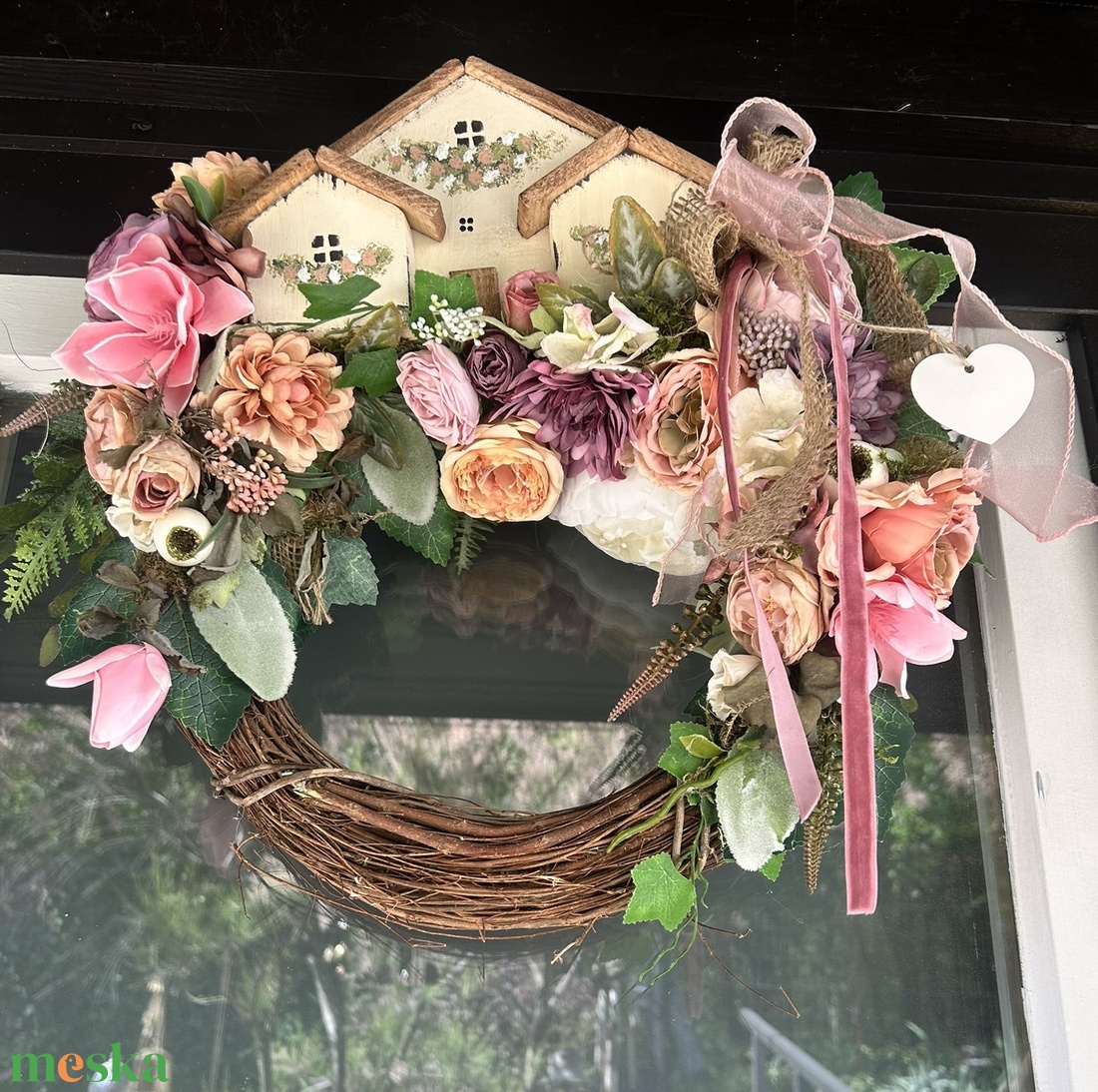 Festett házikós ajtódísz vintage stílusban 42 x 42 x 40 cm Magnóliás koszorú - otthon & életmód - dekoráció - ajtó- és ablak dekoráció - ajtódísz & kopogtató - Meska.hu Festett házikós ajtódísz vintage stílusban 42 x 42 x 40 cm Magnóliás koszorú - otthon & életmód - dekoráció - ajtó- és ablak dekoráció - ajtódísz & kopogtató - Meska.hu