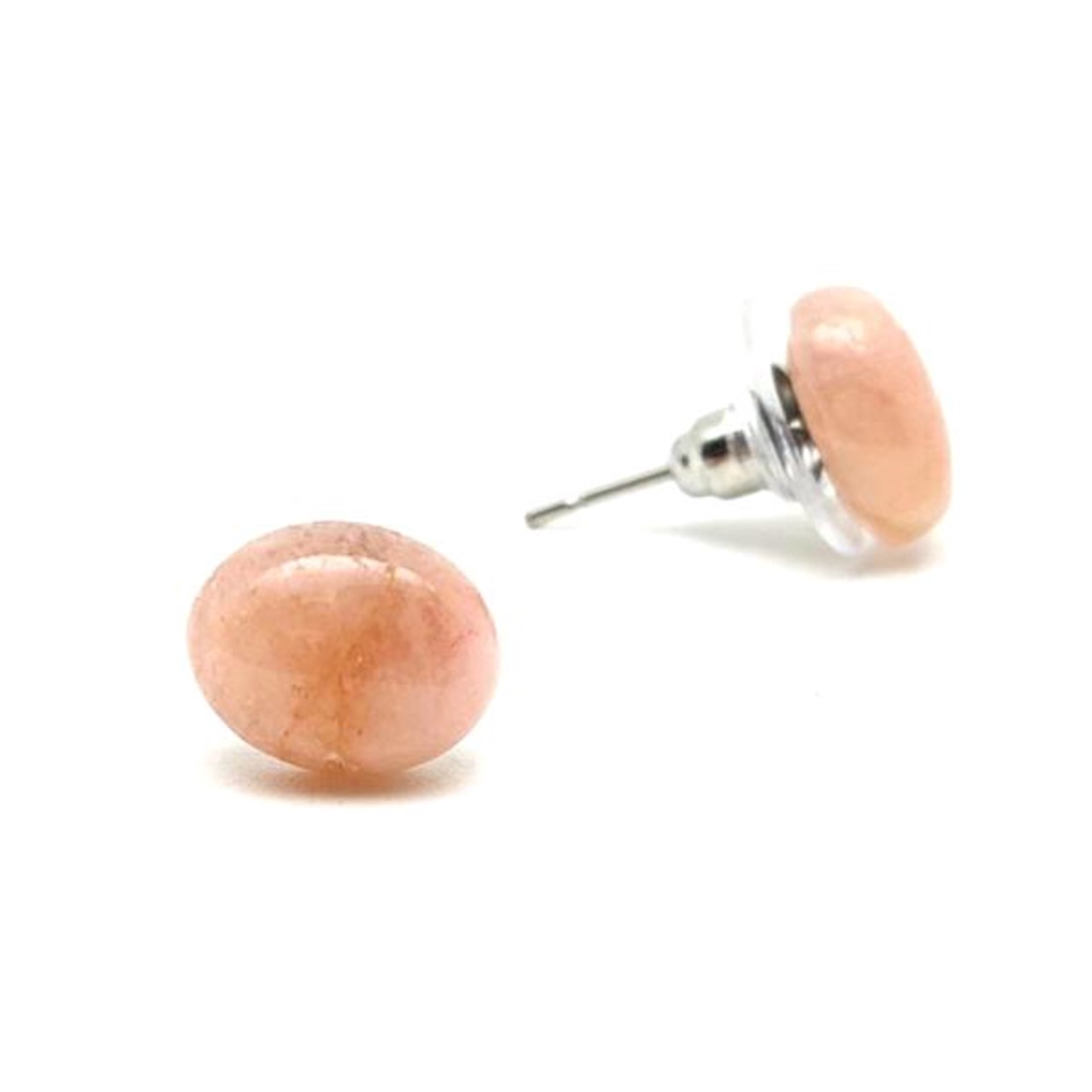 Fülbevaló ovál morganit pink berill 8x10mm - ékszer - fülbevaló - pötty fülbevaló - Meska.hu Fülbevaló ovál morganit pink berill 8x10mm - ékszer - fülbevaló - pötty fülbevaló - Meska.hu